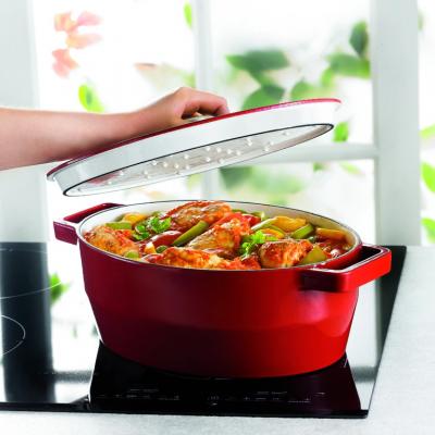 Кастрюля PYREX Slow Cook Red 5,8 л (SC5AC33) фото №3