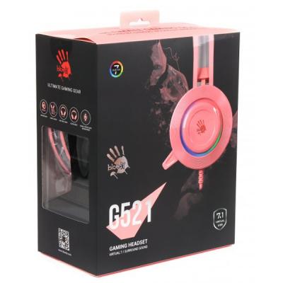 Наушники A4Tech Bloody G521 Pink фото №6
