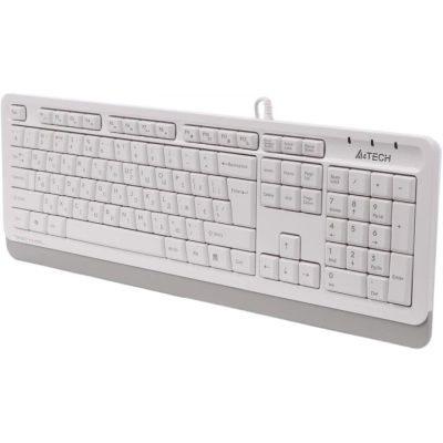Клавіатура A4Tech FKS10 USB White фото №2