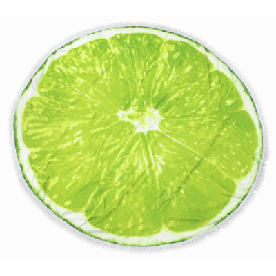 Рушник MirSon пляжное №5067 Summer Time Lime 150x150 см (2200003947755)