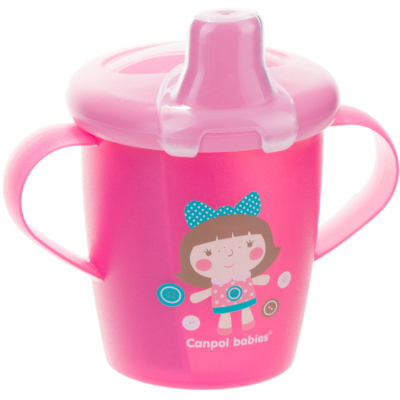 Пляшечка для годування Canpol babies Поильник-непроливайка  Toys 250 мл Розовая (31/200_pin) фото №2