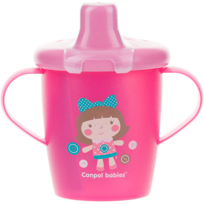 Пляшечка для годування Canpol babies Поильник-непроливайка  Toys 250 мл Розовая (31/200_pin) фото №4