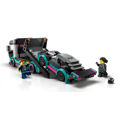 Конструктор Lego City Автомобіль для перегонів й автовоз 328 деталей (60406) фото №4