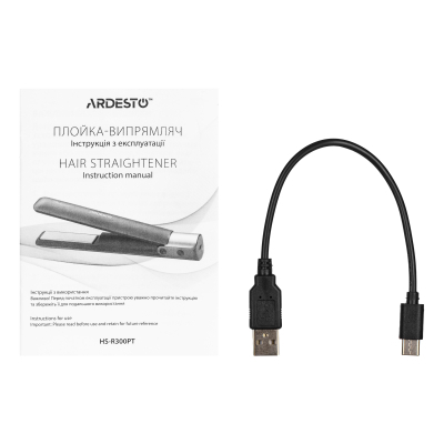 Щипцы для выпрямления волос Ardesto Pink Touch (HS-R300PT) фото №10