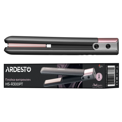 Щипцы для выпрямления волос Ardesto Pink Touch (HS-R300PT) фото №12