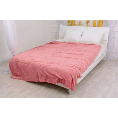 Плед MirSon 1003 Damask Pink 180x200 (2200002981668) фото №2