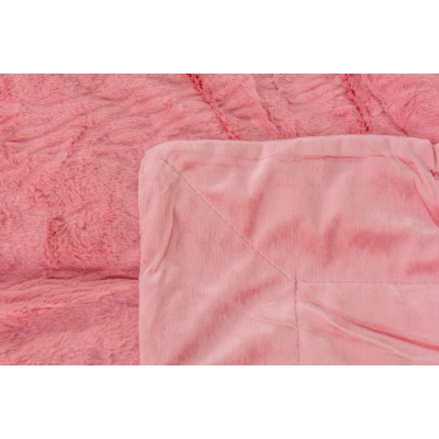 Плед MirSon 1003 Damask Pink 180x200 (2200002981668) фото №4