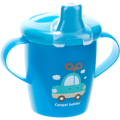 Пляшечка для годування Canpol babies Поильник-непроливайка  Toys 250 мл Голубая (31/200_blu) фото №2