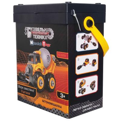 Конструктор Microlab Toys Конструктор  Строительная техника - бетономешалка (MT8908) фото №3