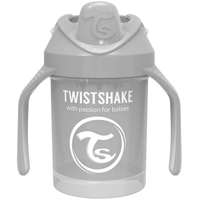 Пляшечка для годування Twistshake Поильник-непроливайка  Мини 230 мл Серая (69882)
