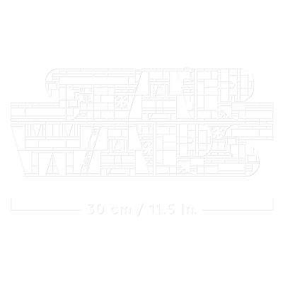 Конструктор Lego Star Wars Логотип з кубиків Зоряні війни (75407) фото №4