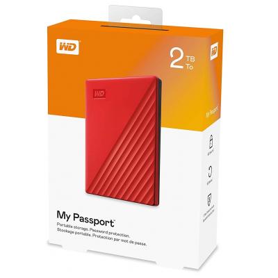 Внешний жесткий диск WD 2.5" 2TB  (BYVG0020BRD-WESN) фото №6