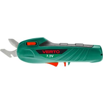 Секатор Verto акумуляторний, Li-Ion 7.2В, 1.3Ач, діаметр різання до 16мм