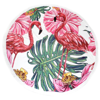 Рушник MirSon пляжное №5070 Summer Time Flaminge Coats 150x150 см (2200003947786)