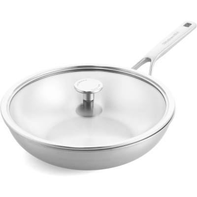 Сковорода KitchenAid WОК MSS 28 см 3,5 л з кришкою (CC003254-001)