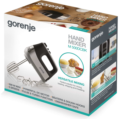Миксер Gorenje M500DCBK (HM1400-GS) фото №7