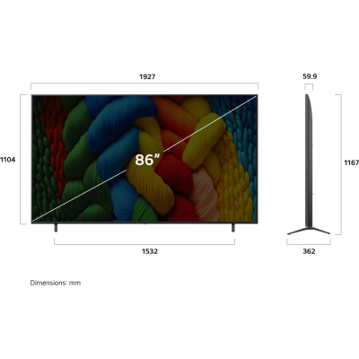 Телевизор LG 86NANO81A6A фото №4