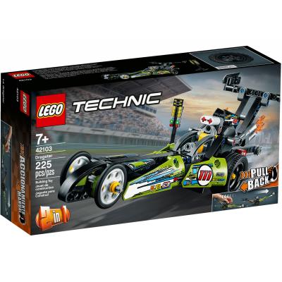 Конструктор Lego  Technic Драгстер 225 деталей (42103)