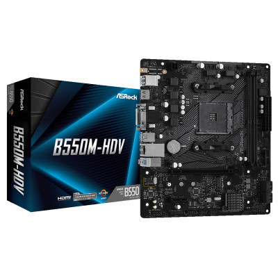 Материнська плата ASRock B550M-HDV фото №2