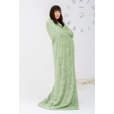 Плед MirSon 1004 Damask Mint 180x200 (2200002981682) фото №4