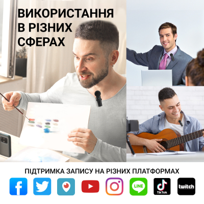Микрофон Fifine M8 Wireless (M8) фото №7