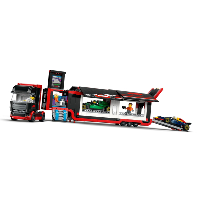 Конструктор Lego City Вантажівка F1 з автомобілями RB20 та AMR24 (60445) фото №3