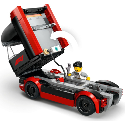 Конструктор Lego City Вантажівка F1 з автомобілями RB20 та AMR24 (60445) фото №5