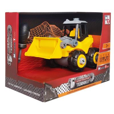 Конструктор Microlab Toys Конструктор  Строительная техника - трактор (MT8910А) фото №3