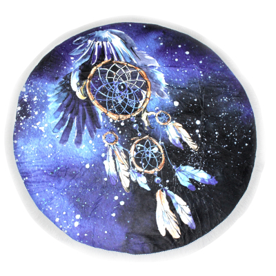 Рушник MirSon пляжное №5072 Summer Time Dark Dream catcher 150x150 см (2200003947809)
