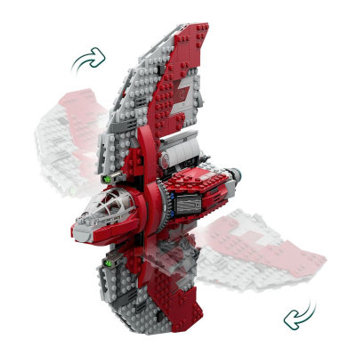 Конструктор Lego Star Wars Шатл джедаїв T-6 Асоки Тано 601 деталь (75362) фото №4