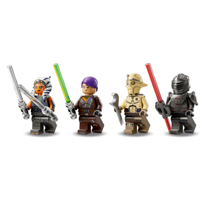 Конструктор Lego Star Wars Шатл джедаїв T-6 Асоки Тано 601 деталь (75362) фото №6