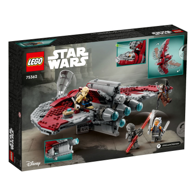 Конструктор Lego Star Wars Шатл джедаїв T-6 Асоки Тано 601 деталь (75362) фото №7