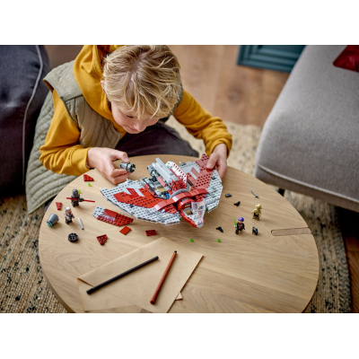 Конструктор Lego Star Wars Шатл джедаїв T-6 Асоки Тано 601 деталь (75362) фото №8