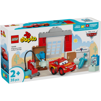 Конструктор Lego DUPLO Disney та Pixar Тачки Візит МакКвіна в гараж Дока (10456)