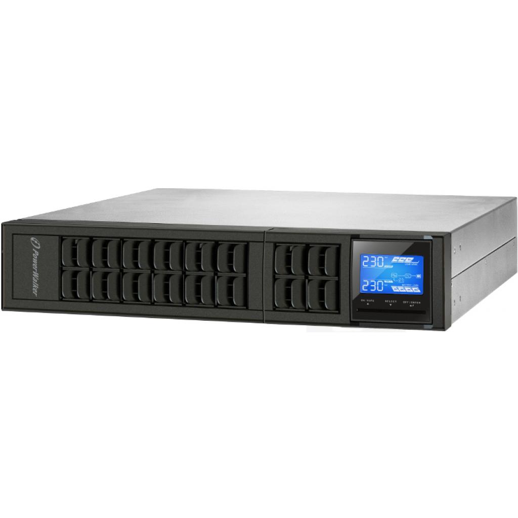 Источник бесперебойного питания PowerWalker VFI 2000 CRM LCD Rack/Tower (10122001) фото №3