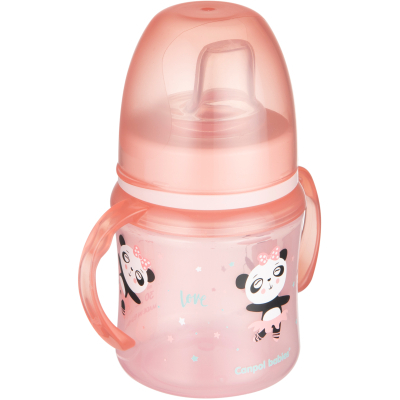 Пляшечка для годування Canpol babies Поильник-непроливайка  EasyStart 120 мл - Sweet Fun рожева (35/207_pin) фото №2