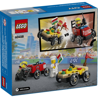 Конструктор Lego City Піца-авто проти пожежної машини Набір перегонів (60458) фото №5
