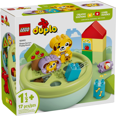 Конструктор Lego DUPLO My First Сортувальник фігур: будинок для цуценят (10441)