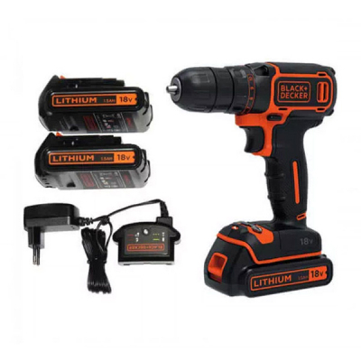 Шуруповерт Black&Decker BDCDC18B фото №2