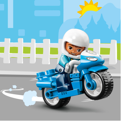 Конструктор Lego DUPLO Town Поліцейський мотоцикл 5 деталей (10967) фото №6