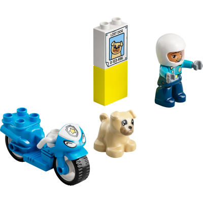 Конструктор Lego DUPLO Town Поліцейський мотоцикл 5 деталей (10967) фото №9