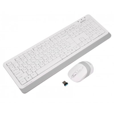 Клавиатура   мышка A4Tech FG1010 White фото №2