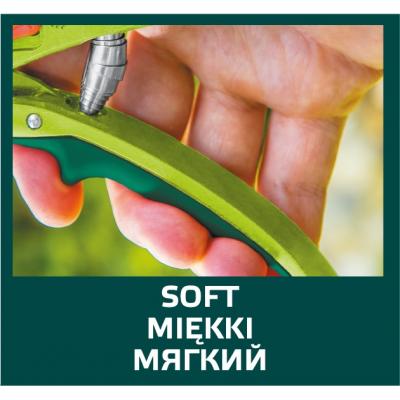 Секатор Verto контактний, з наковаленкою, алюмінієвий корпус, тримач алюміній, антиковзкий, діаметр фото №2