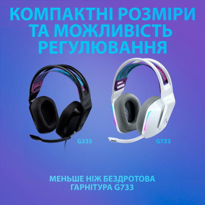 Наушники Logitech G335 Wired Gaming Black (981-000978) фото №11