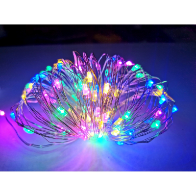 Гірлянда Novogod`ko нить на медном проводе, 100 LED, Color, 10 м, статическое (973781)