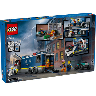 Конструктор Lego City Пересувна поліцейська криміналістична лабораторія 674 деталей (60418) фото №8