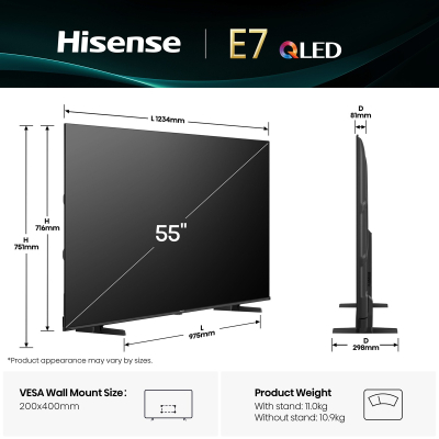 Телевизор Hisense 55E7Q фото №5