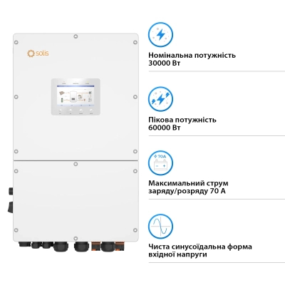 Solis S6 30kW HV-Batteries (S6-EH3P30K-H) фото №2