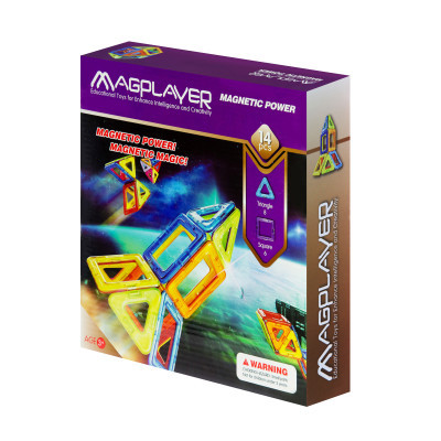 Конструктор Magplayer Конструктор  Набор 14 элементов (MPB-14) фото №2