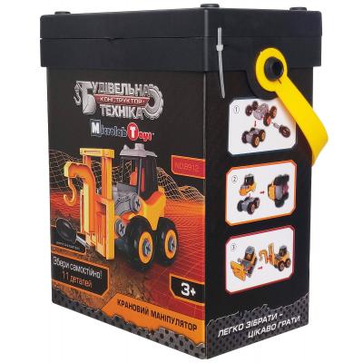 Конструктор Microlab Toys Конструктор  Строительная техника - крановый манипулятор (MT8912) фото №3